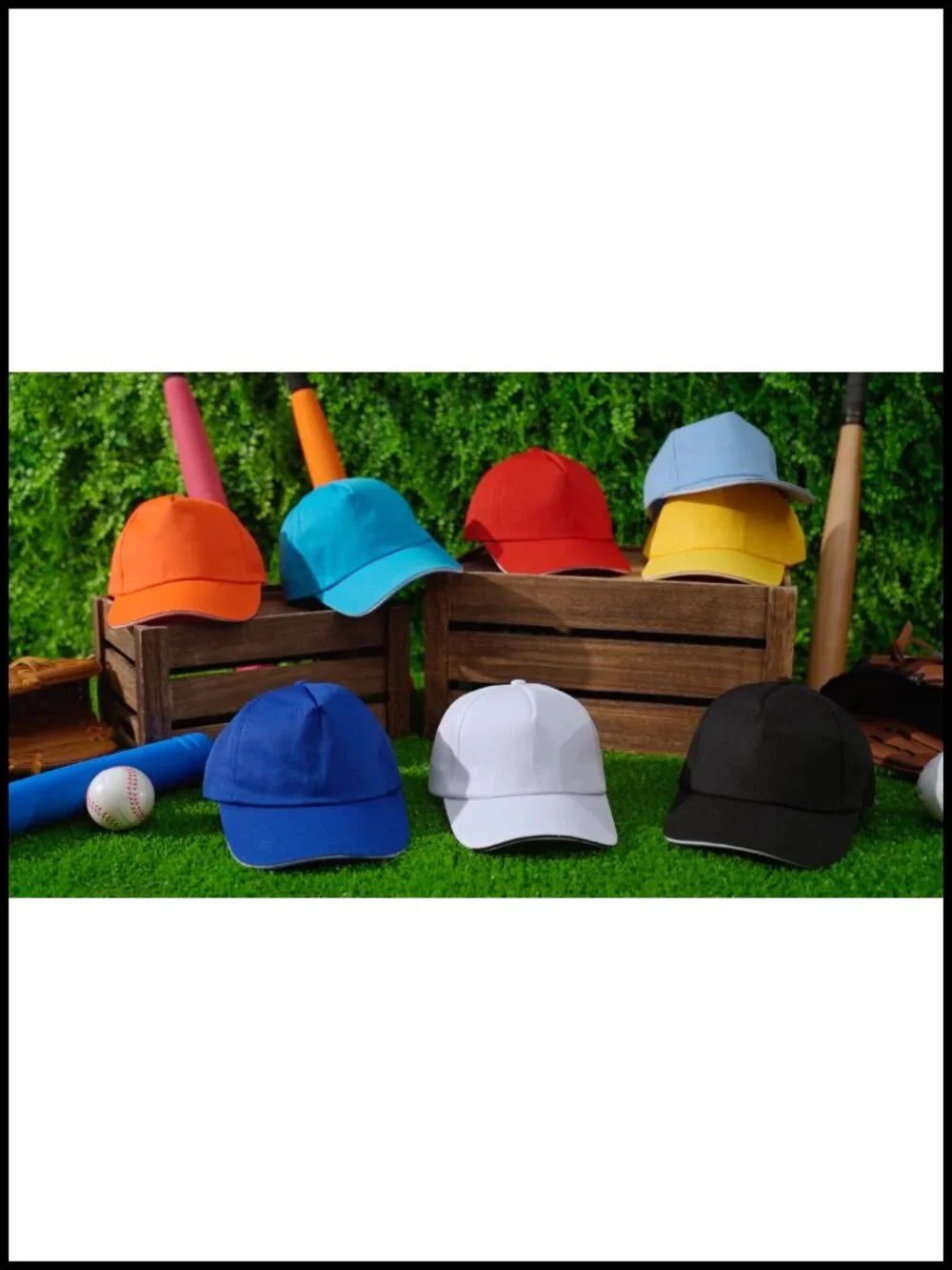 Kids Adjustable Plain Baseball Cap Cotton Youth Hat for Sports